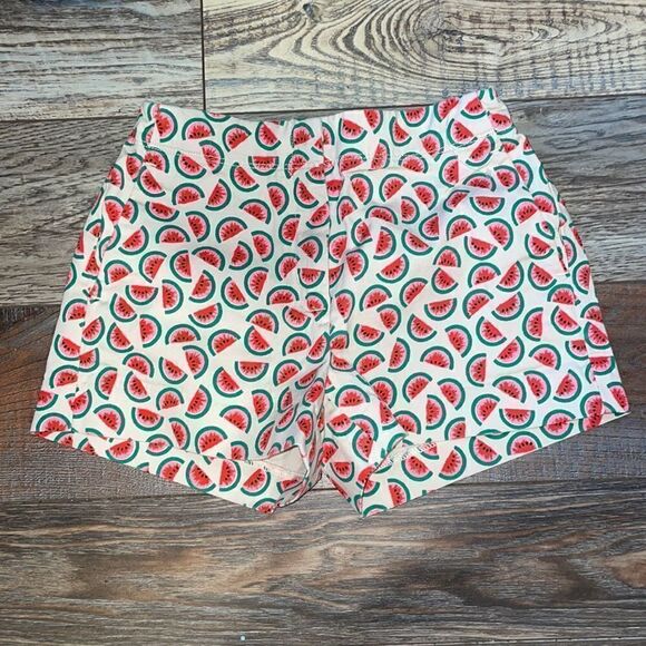 ✨Crewcuts by J Crew Frankie Watermelon Print Chino Shorts - Picture 1 of 6